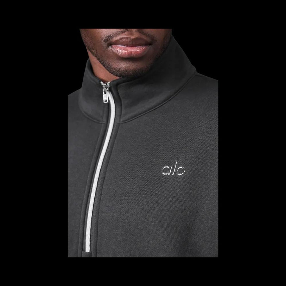 Alo Accolade 1/4 Zip Pullover Anthracite
