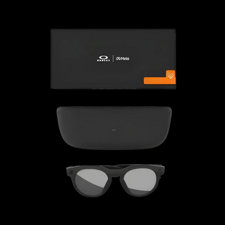 Meta x Oakley HSTN Glasses - Black/Prizm Black Polarised