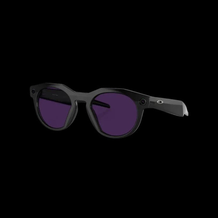 Meta x Oakley HSTN Glasses - Amethyst Transition Lens with Black Frame