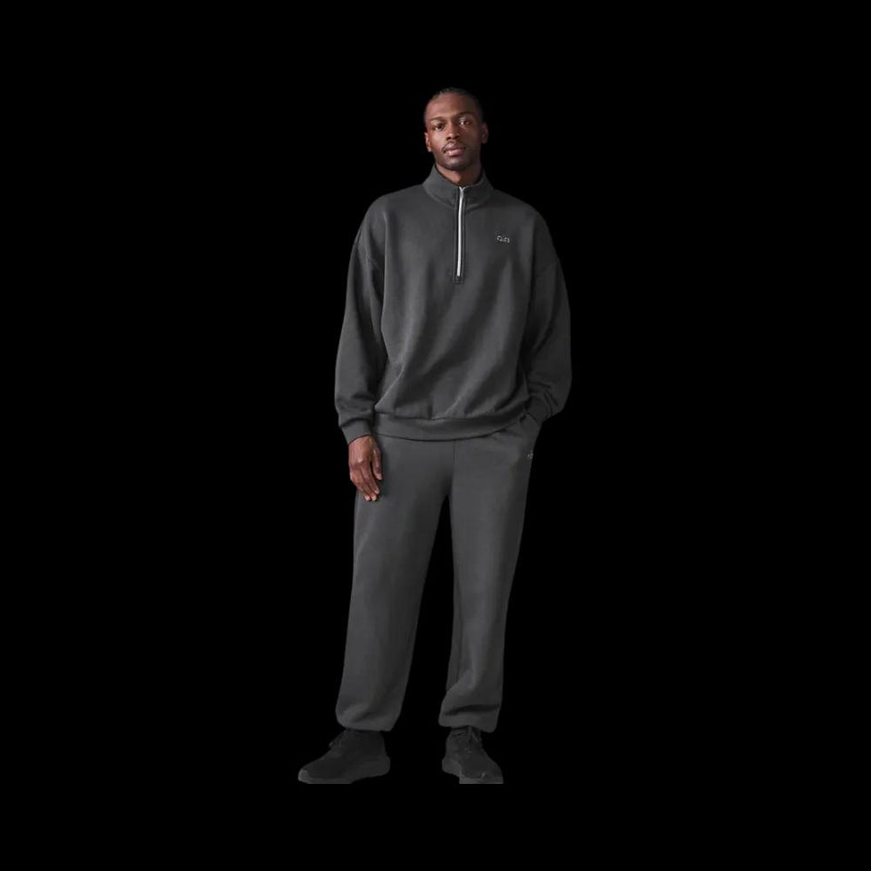 Alo Accolade 1/4 Zip Pullover Anthracite