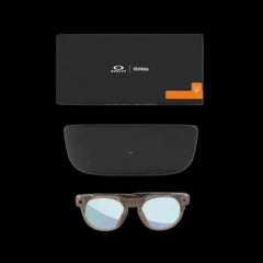 Meta x Oakley HSTN Glasses - Brown Smoke/Prizm Deep Water Polarised