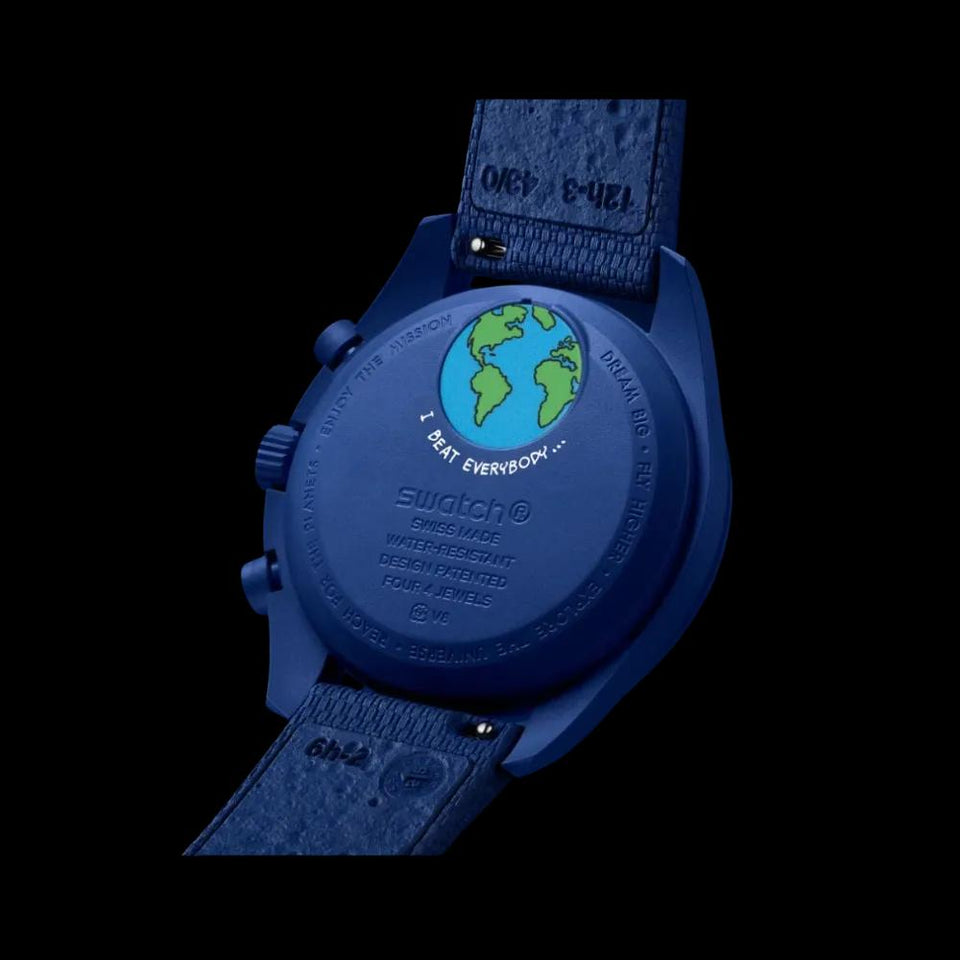 SWATCH x OMEGA Mission to Earthphase Moonshine Gold