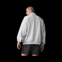Alo Accolade 1/4 Zip Pullover Athletic Heather Grey