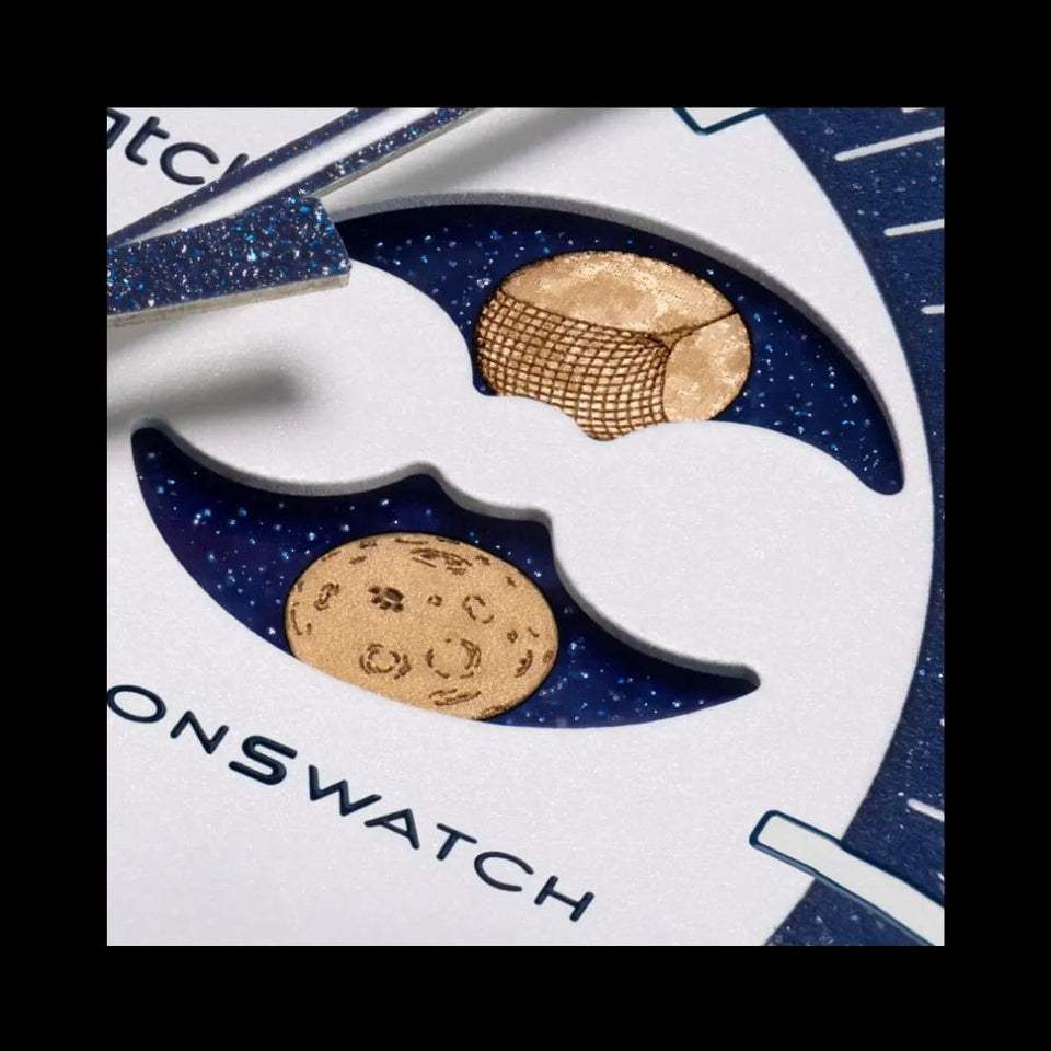 SWATCH x OMEGA Mission to Earthphase Moonshine Gold