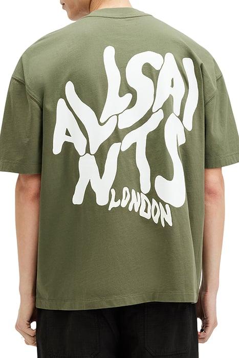 ALL SAINTS ORLANDO SS CREW FLEUR GREEN