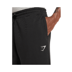 Gymshark Crest Straight Leg Joggers Black