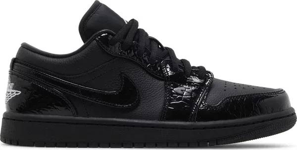 Nike Air Jordan 1 Low SE Black Croc
