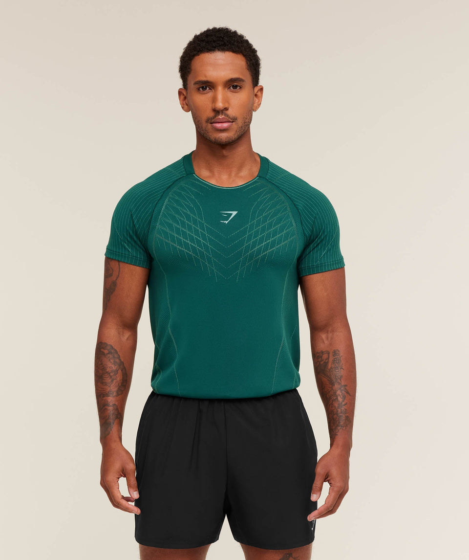 Gymshark Apex Seamless T-Shirt - Weighted Teal/Muted Teal