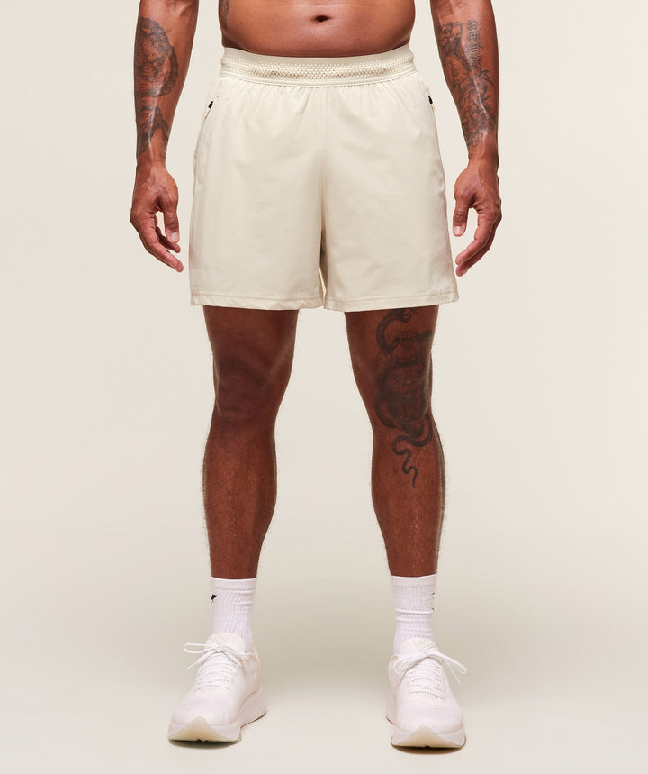 Gymshark Fit Elite 5" Shorts Oat White