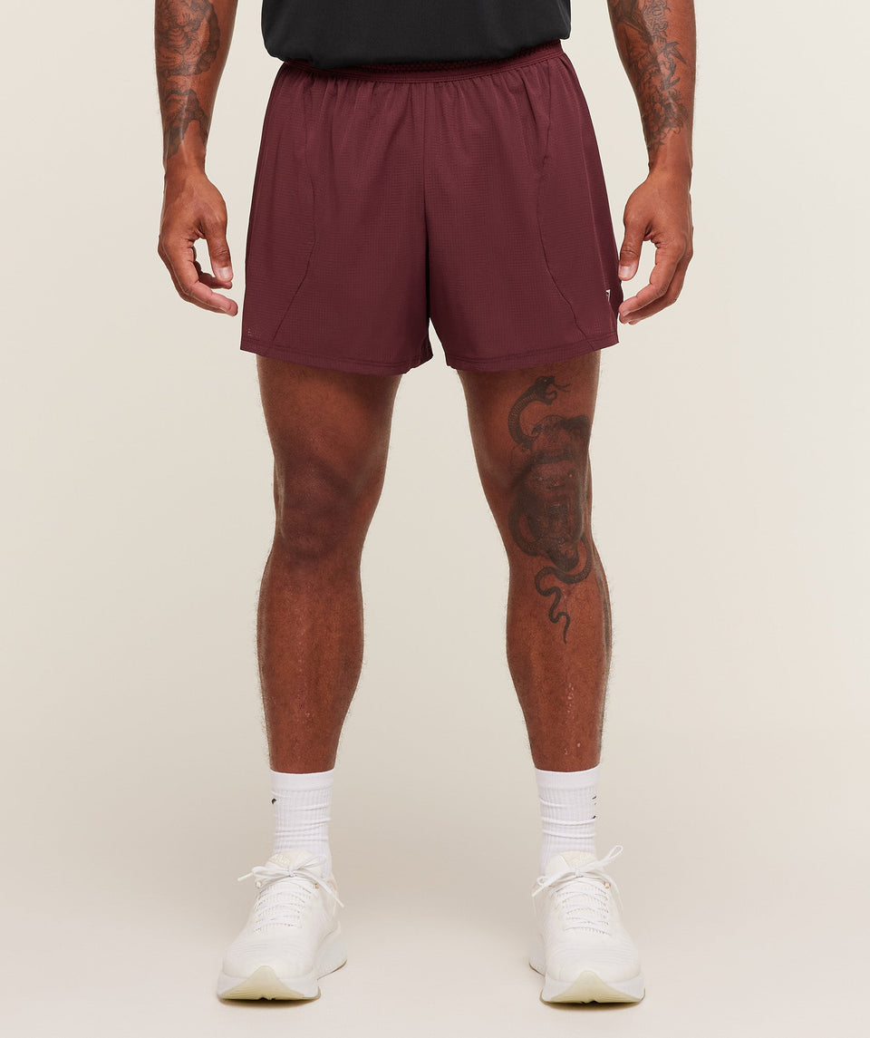 Gymshark Running 5" Shorts Rich Maroon
