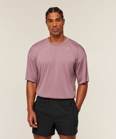 Gymshark Conditioning Club Oversized T-Shirt - GS Calm Pink/GS Light Pink