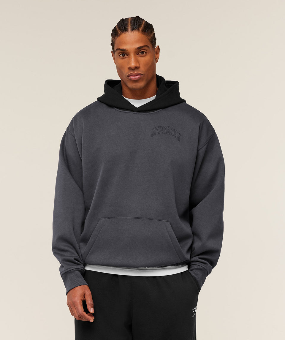 Gymshark Collegiate Tech Hoodie Grey