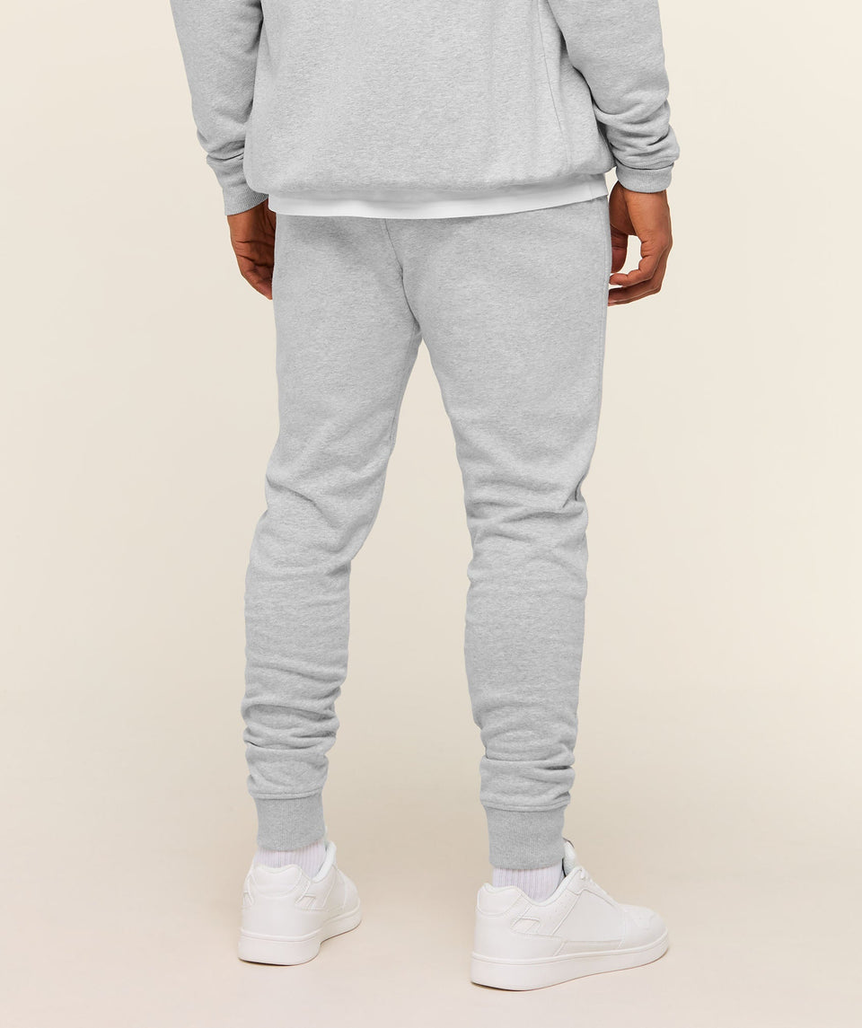 Gymshark Crest Joggers Light Grey Marl