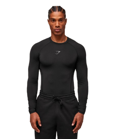 Gymshark Element Baselayer Long Sleeve T-Shirt - Black