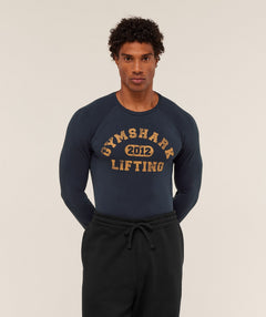 Gymshark Lifting Long Sleeve T-Shirt - Heavy Blue