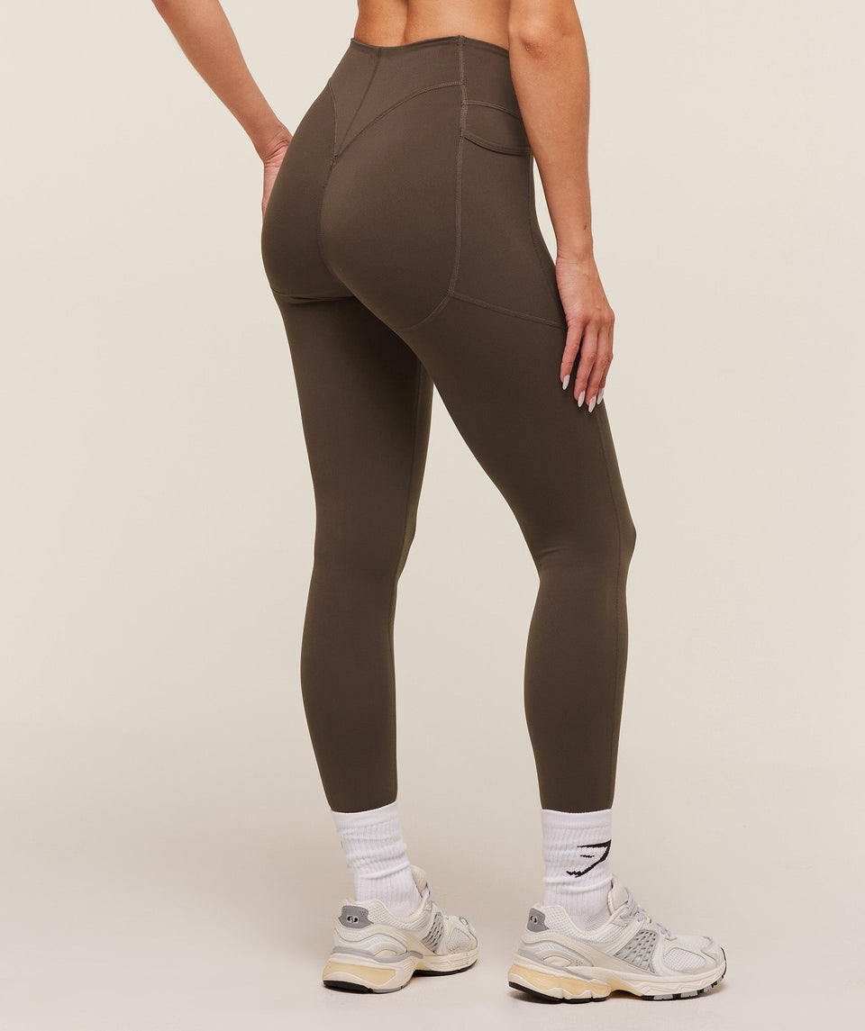 Women's Gymshark Lifting Pocket Leggings Archive Brown