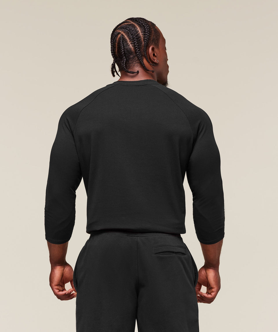 Gymshark Legacy Henley Black