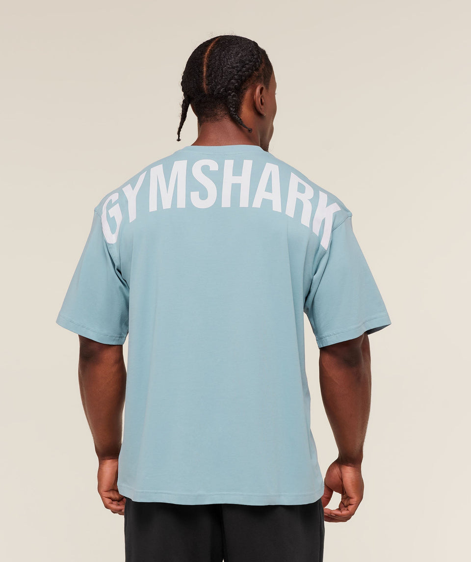 Power T-Shirt oversized fit Bench Blue