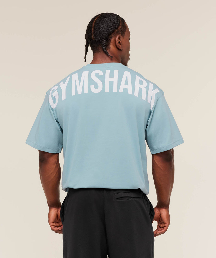 Power T-Shirt oversized fit Bench Blue