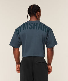 Gymshark Power T-Shirt - GS Stealth Blue