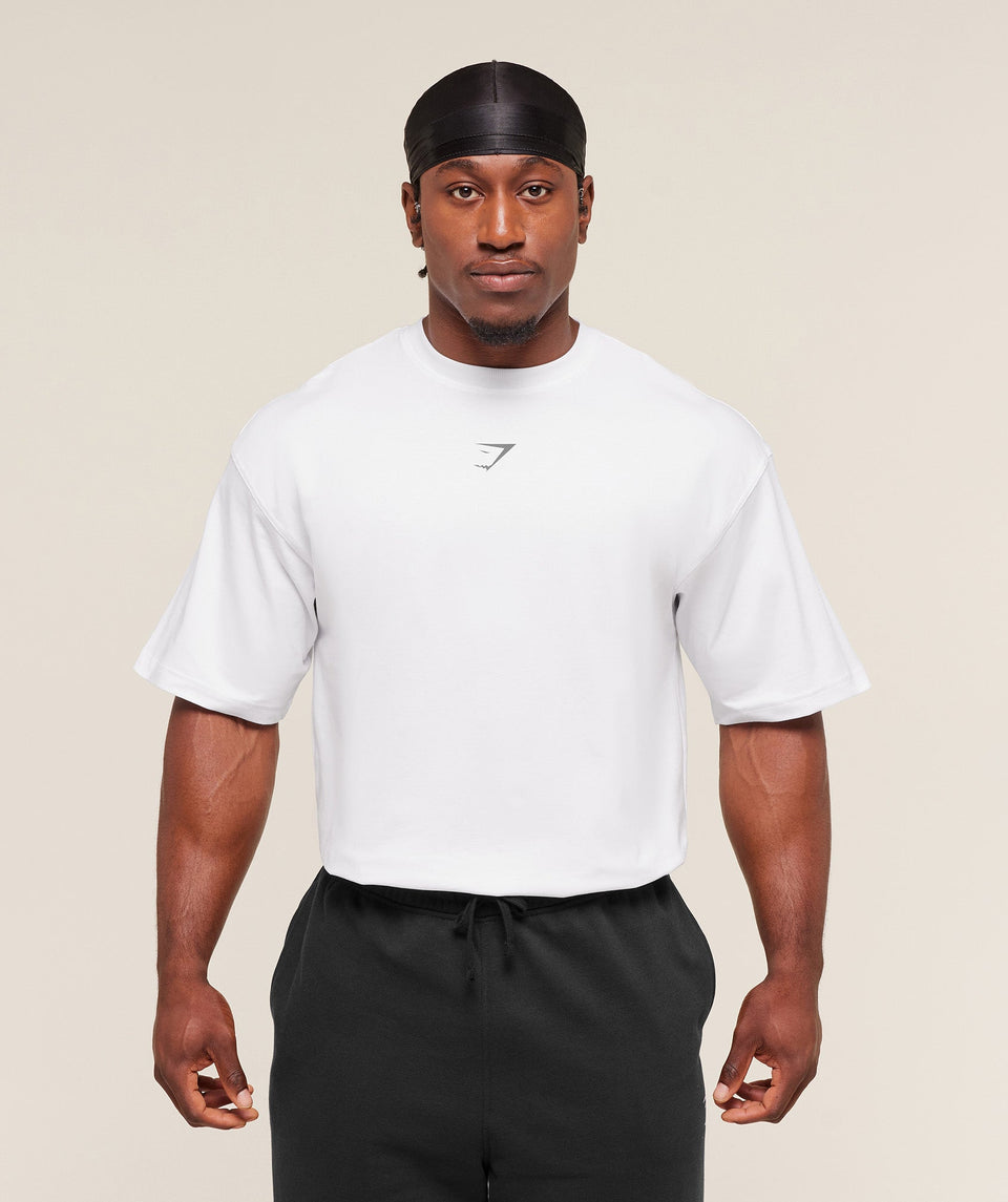 Gymshark Power T-Shirt oversized fit White