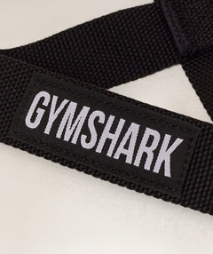 Gymshark Figure 8 Lifting Straps Black