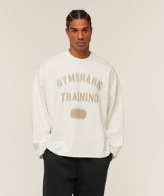 Gymshark Re-Rack Crew Neck Pullover Gs Soft White