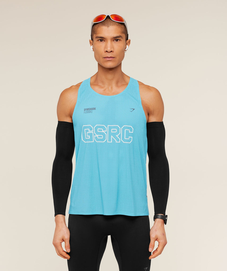 Gymshark Running Elite Race Vest - Brand Blue