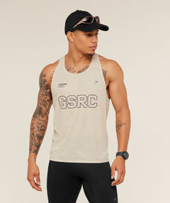 Gymshark Running Elite Race Vest - Pebble Grey