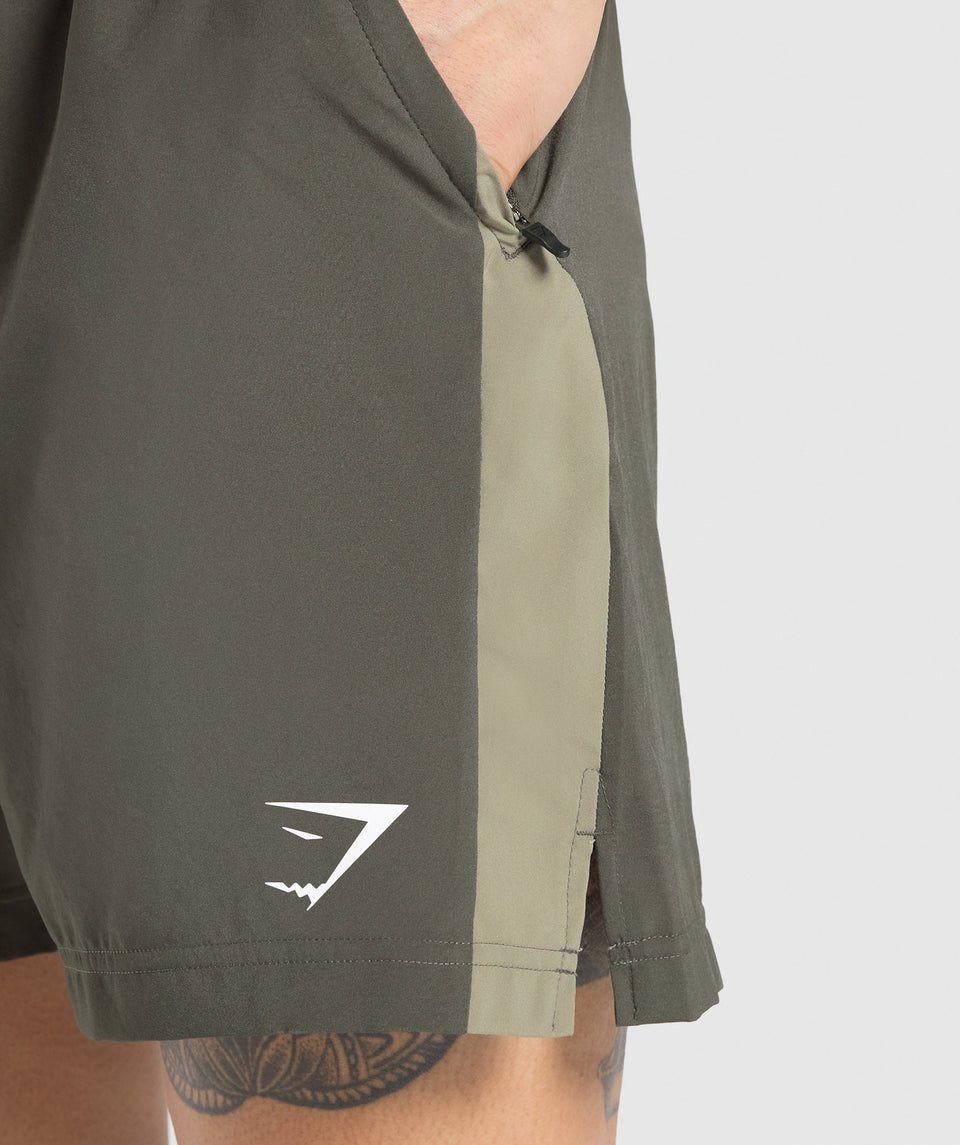 Gymshark Sport 7" Shorts Strength Green