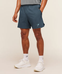 Gymshark Sport Hybrid 6" Shorts Stealth Blue