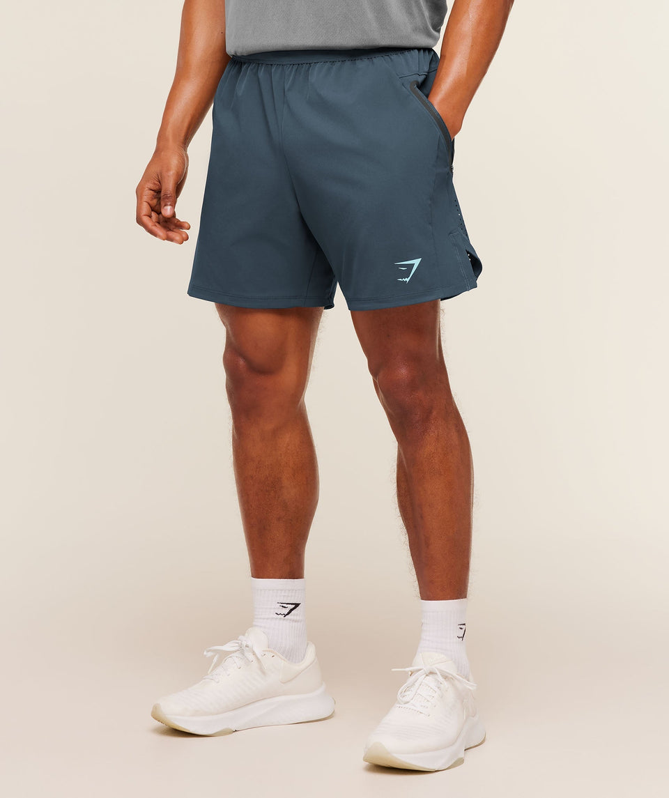 Gymshark Sport Hybrid 6" Shorts Stealth Blue