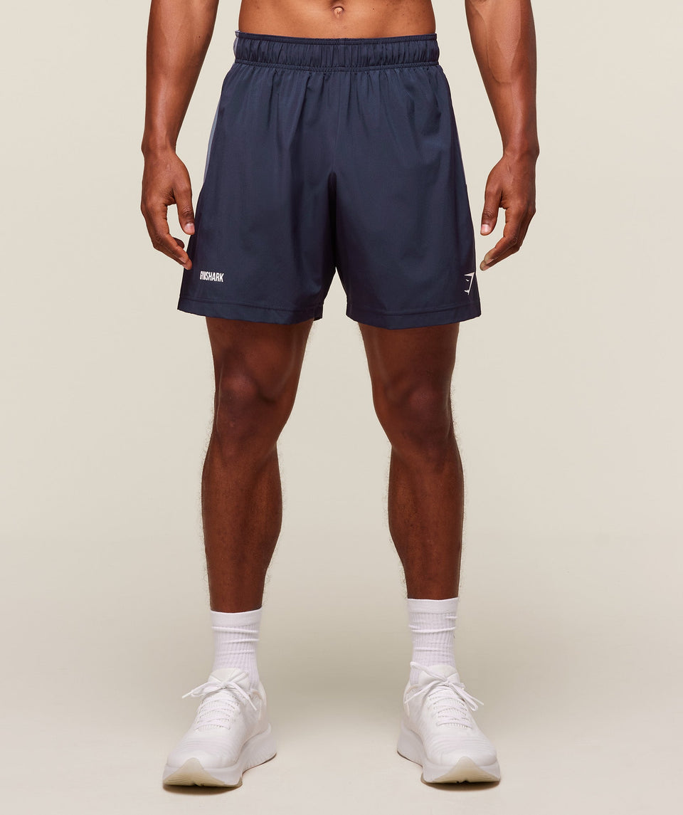 Gymshark Sport Panel 7" Shorts Heavy Blue