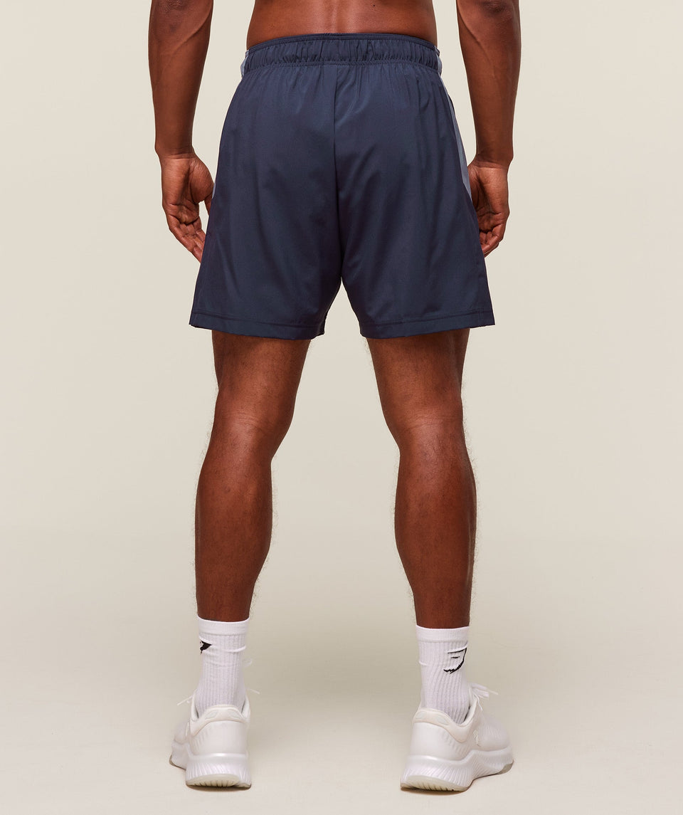 Gymshark Sport Panel 7" Shorts Heavy Blue