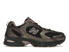 530 Shoes - Black with Black Metallic and Plum Brown