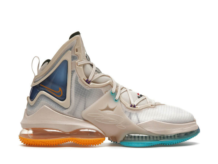 NIKE LEBRON 19 "PEARL WHITE UNIVERSITY GOLD"