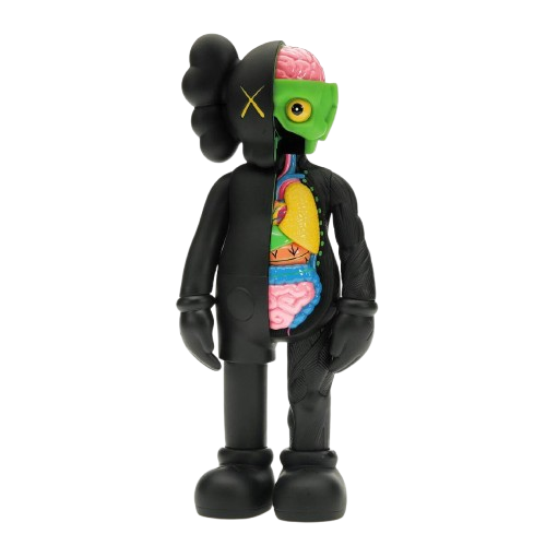 KAWS Companion Flayed Open Edition Vinyl Figure Black
