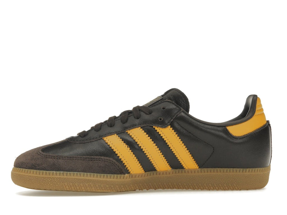 Adidas Samba OG Dark Brown Preloved Yellow