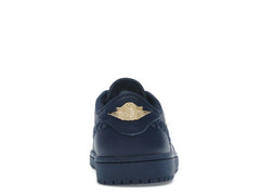 Jordan 1 Low Method of Make Midnight Navy Metallic Gold (Women's)