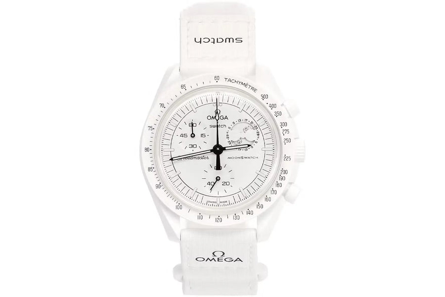 Swatch x Omega Bioceramic Moonswatch Mission To Moonphase Snoopy