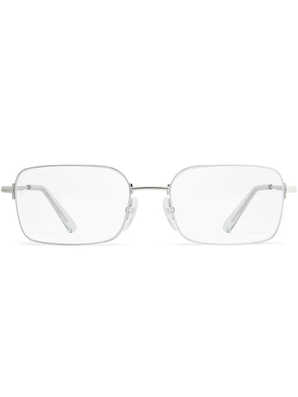 Invisible rectangle-frame sunglasses
