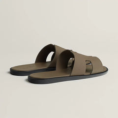 Hermes Izmir sandal étoupe