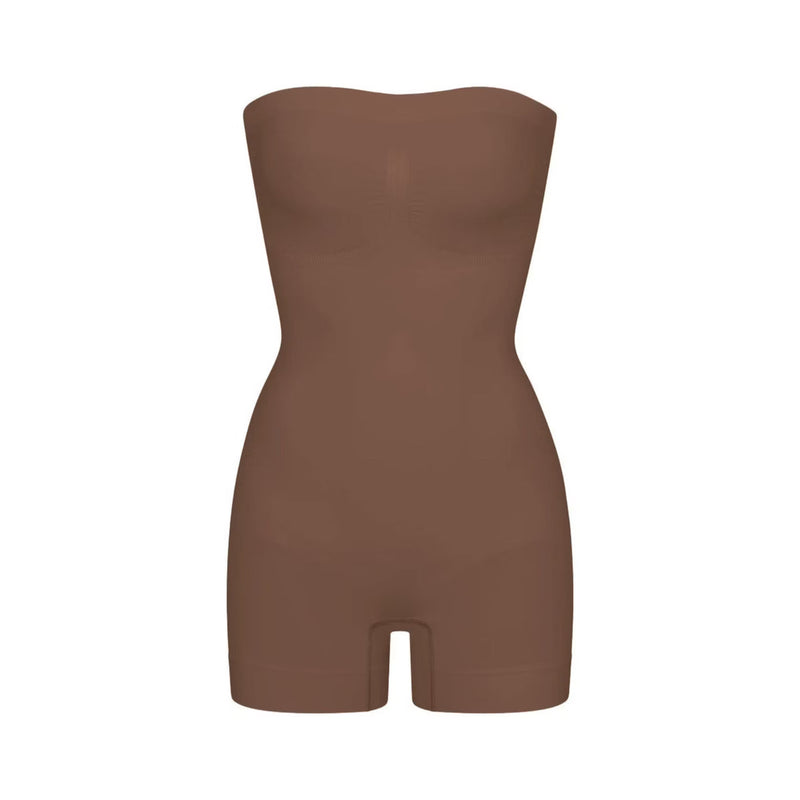 SKIMS SEAMLESS SCULPT STRAPLESS SHORTIE BODYSUIT
