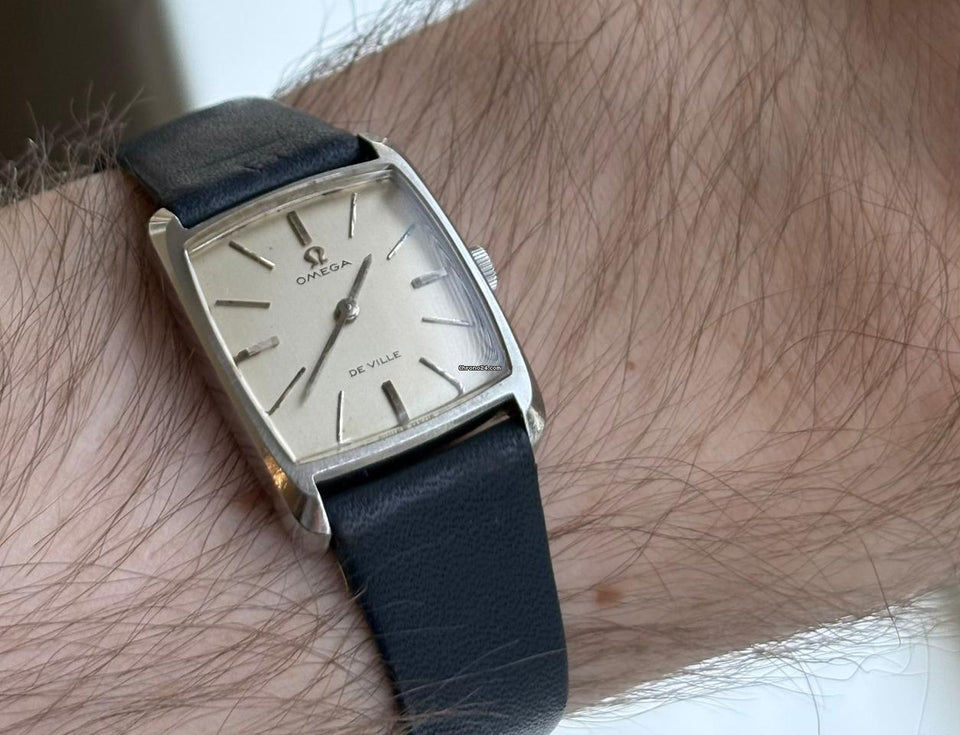 Omega De Ville Tank Rare Silver Dial N.MINT cal.620 1968 year 22x29,5mm