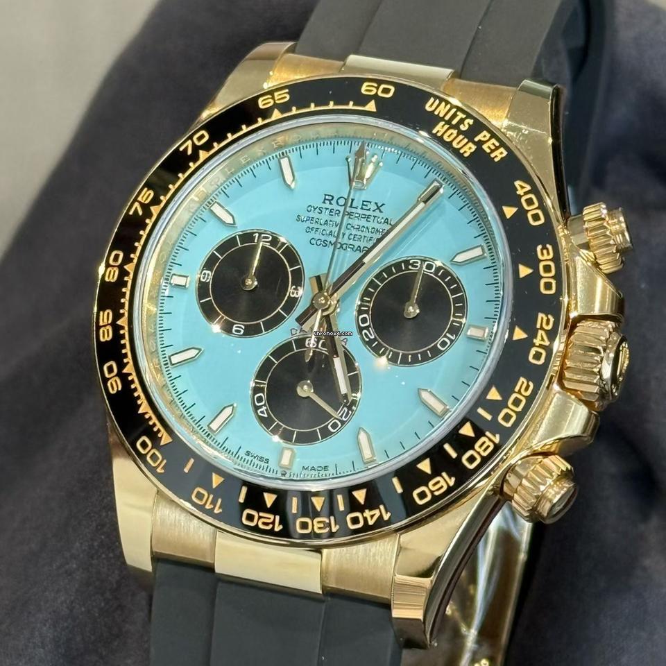 Rolex | Daytona | 126518ln | Yellow gold | 40 mm | Rubber | Blue | Automatic