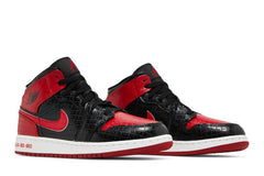 Jordan 1 Mid Bred Text