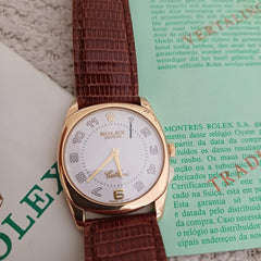 Rolex | Cellini | 4233 | 34 x 40 mm | Leather | Manual winding
