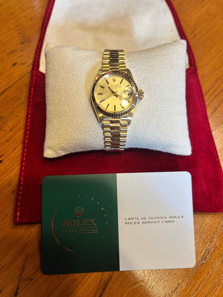 Rolex | Datejust | 6917 | Yellow gold | 26 mm | Yellow gold | Gold | Automatic