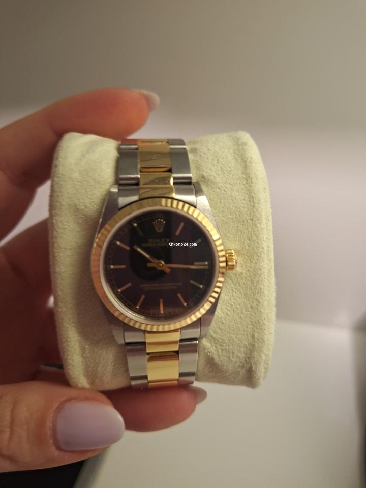 Rolex | Oyster Perpetual | 77513 | Gold/Steel | 31 mm | Gold/Steel | Black