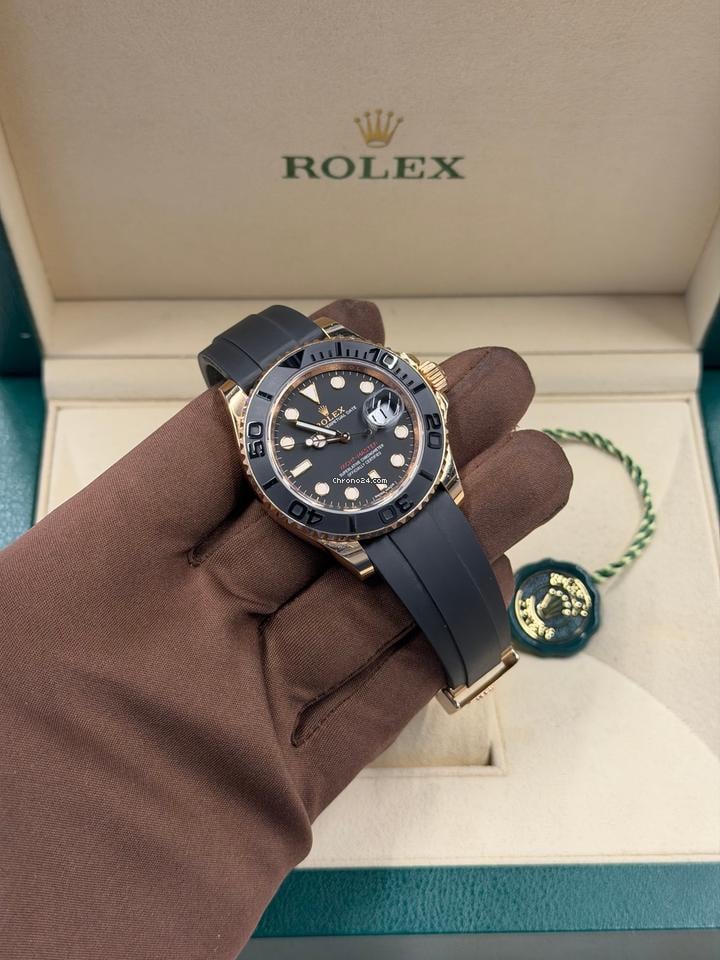 Rolex | Yacht-Master | 116655 | Rose gold | 40 mm | Rubber | Black | Automatic